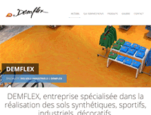 Tablet Screenshot of demflex.com